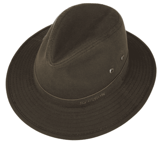 chapeau traveller waxed cotton stetson